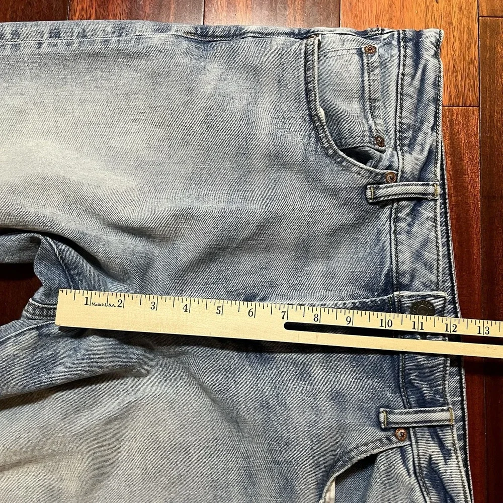 American Eagle Jeans Mens 36x30 Light Wash Athletic Fit EasyFlex Stretch 36x28